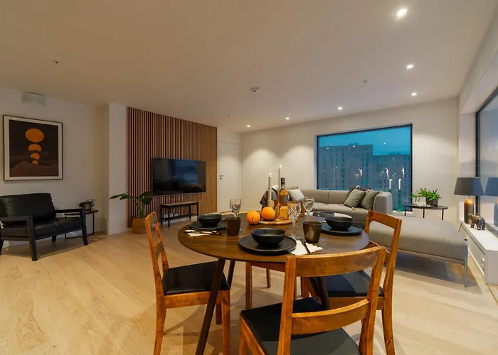 Northern Light - Nyholmen Luxury Penthouse B Apartman Tromsø